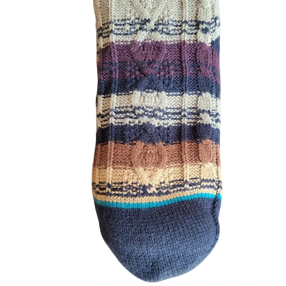STANCE Burgundy Toast Heavy Cushion Crew Height Non Slip Socks Size L M: 9-13